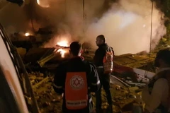 Hiện trường vụ nổ. (Nguồn: timesofisrael.com)