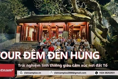 Tour đêm Đền Hùng: Trải nghiệm linh thiêng giàu cảm xúc nơi đất Tổ 