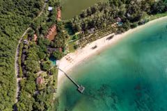 Hòn đảo du lịch nổi tiếng Phú Quốc được đề cử cho giải thưởng Asia's Leading Luxury Island Destination 2023 (Điểm đến biển đảo sang trọng hàng đầu châu Á). (Ảnh: CTV/Vietnam+)