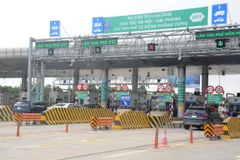 Đường cao tốc Hà Nội-Hải Phòng chỉ thu phí không dừng từ ngày 1/6. (Ảnh: Việt Hùng/Vietnam+)