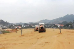 Nhà thầu thi công một đoạn tuyến cao tốc Bắc-Nam giai đoạn 2017-2021. (Ảnh: Việt Hùng/Vietnam+)