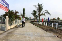 Xã Đại Thành là xã nông thôn mới đầu tiên của Hậu Giang. (Nguồn: TTXVN)