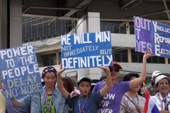 Biểu tình tại Thái Lan phản đối bầu cử vào tháng 2 năm sau