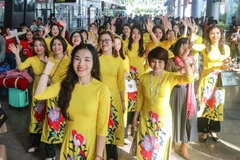 Các đoàn khách du lịch MICE đến Đà Nẵng trong năm 2021. (Ảnh: Trần Lê Lâm/TTXVN)