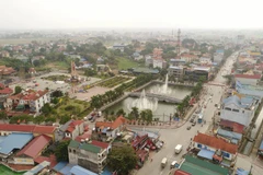Toàn cảnh thành phố Phổ Yên. (Nguồn: Trung tâm VHTT&amp;TT thị xã Phổ Yên)