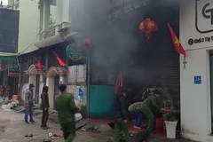 Hiện trường vụ cháy. (Nguồn: thanhnien.vn)