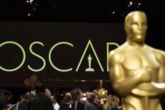 Một tượng vàng Oscar tại lễ trao giải ở Hollywood, bang California, Mỹ ngày 15/2/2019. (Ảnh minh họa: AFP/TTXVN)