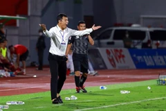 Mùa giải 2023, thầy trò Huấn luyện viên Nguyễn Huy Hoàng đã trải qua chuỗi 10 trận chỉ giành 1 chiến thắng, 6 trận hòa và thua tới 3 trận, tạm xếp thứ 11 trên bảng xếp hạng V-league 2023. (Ảnh: TTXVN phát)