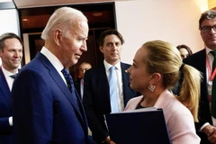 Tổng thống Mỹ Joe Biden và Thủ tướng Italy Giorgia Meloni. (Nguồn: ANSA)