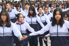 Tập thể dục sẽ giúp giảm nguy cơ mắc bệnh không lây nhiễm. (Ảnh: PV/Vietnam+) 