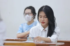 Theo các thầy cô giáo, việc sớm công bố phương án thi sẽ giúp nhà trường có định hướng trong dạy và học. (Ảnh: PV/Vietnam+)