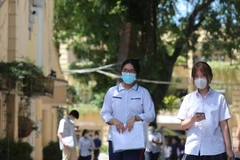 Thí sinh Hà Nội dự thi vào lớp 10. (Ảnh: Hoài Nam/Vietnam+)