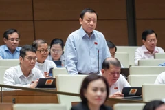 Đại biểu tham gia chất vấn ngày 8/11. (Ảnh: CTV/VietnamPlus)