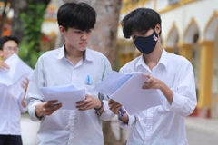 Thí sinh dự thi tốt nghiệp trung học phổ thông năm 2023. (Ảnh: Hoài Nam/Vietnam+)