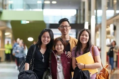 Đây là năm thứ hai chương trình học bổng này được triển khai. (Ảnh: PV/Vietnam+)