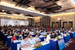 Hội thảo thu hút sự tham gia của 300 đại biểu, chuyên gia trong và ngoài nước tham dự. (Ảnh: Minh Sơn/Vietnam+)
