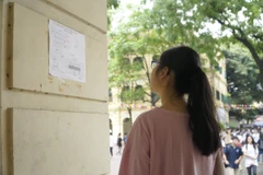 Học sinh dự thi vào lớp 10. (Ảnh: PV/Vietnam+)