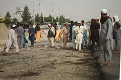 Hiện trường một vụ nổ ở tỉnh Nangarhar, Afghanistan. (Ảnh minh họa. THX/TTXVN)