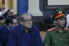 Bị cáo Phạm Công Danh tại phiên tòa giai đoạn hai. (Ảnh: Hoàng Hải/TTXVN)