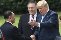 Ông Kim Yong-chol và Tổng thống Trump tại Nhà Trắng. (Nguồn: AFP)