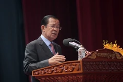 Thủ tướng Campuchia Hun Sen. (Nguồn: THX/TTXVN)