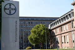 Trụ sở tập đoàn dược phẩm và hóa chất Bayer ở Leverkusen, tây Đức ngày 8/9/2016. (Nguồn: AFP/TTXVN)