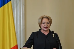 Thủ tướng Dancila. (Nguồn: AFP/TTXVN)