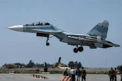Máy bay cất cánh từ căn cứ không quân Hmeimim của Nga ở Syria. (Ảnh minh họa. Sputnik/TTXVN)