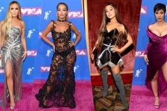 Xuyên thấu và ánh kim “ganh đua” trên thảm hồng đêm trao giải VMA