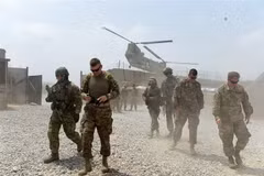 Binh sỹ Mỹ tại một căn cứ quân sự ở tỉnh Nangarhar, Afghanistan. (Ảnh: AFP/TTXVN)