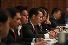 Các đại biểu tham dự phiên hội nghị chống khủng bố thuộc Hội nghị cao cấp đặc biệt ASEAN-Australia, tổ chức ngày 17/3 ở thành phố Sydney. (Nguồn: TTXVN)