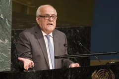 Đại sứ Palestine tại Liên hợp quốc Riyad Mansour. (Ảnh: AFP/TTXVN)