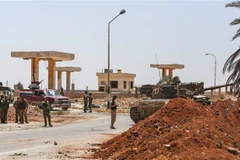 Cửa khẩu Nassib ở tỉnh Daraa, Syria. (Ảnh minh họa. AFP/TTXVN)