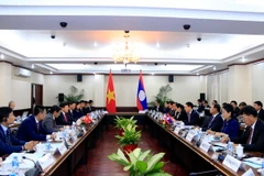 Quang cảnh cuộc Hội đàm. (Ảnh: Phạm Kiên/Vietnam+)