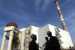 Lò phản ứng ở nhà máy điện hạt nhân Bushehr, cách thủ đô Tehran, Iran 1.200km về phía Nam ngày 26/10/2010. (Nguồn: AFP/TTXVN)
