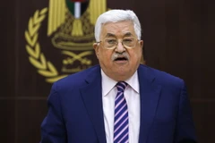 Tổng thống Palestine Mahmoud Abbas tại cuộc họp ở thành phố Ramallah, Bờ Tây. (Nguồn: AFP/TTXVN)
