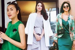 Tăng Thanh Hà “đọ sắc” Minh Triệu, Phạm Hương hóa tiểu thư điệu đà