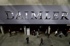 Biểu tượng Daimler tại cuộc họp thường niên của hãng ở Berlin, Đức. (Nguồn: AFP/TTXVN)