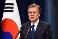 Tổng thống Moon Jae-in. (Nguồn: Getty images)