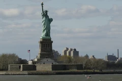 Tượng Nữ thần Tự do tại New York. (Nguồn: AFP/TTXVN)