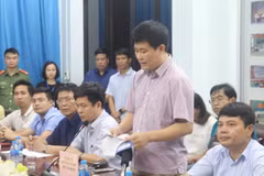 Tổ công tác Bộ Giáo dục và Đào tạo công bố kết luận xác minh tổ chức thi Trung học phổ thông quốc gia tại Lạng Sơn. (Ảnh: Ngọc Tùng/TTXVN)
