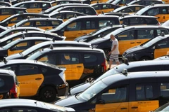 Xe taxi tại Barcelona. (Nguồn: Reuters)