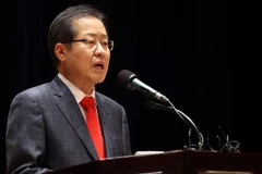 Chủ tịch đảng Hàn Quốc Tự do (LKP) đối lập chính tại Hàn Quốc Hong Joon-pyo. (Nguồn: Yonhap)