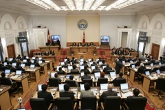 Toàn cảnh một phiên họp Quốc hội Kyrgyzstan tại Bishkek. (Nguồn: AFP/TTXVN)