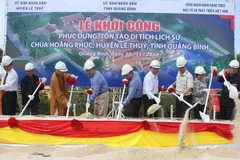 Quảng Bình: Khởi công phục dựng Di tích lịch sử Chùa Hoằng Phúc