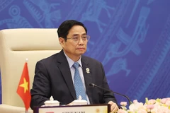 Hình ảnh Thủ tướng Phạm Minh Chính tham dự Hội nghị cấp cao ASEAN lần thứ 38. (Ảnh: Dương Giang/TTXVN) 