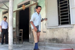 Hỗ trợ nạn nhân bom mìn phục hồi chức năng. (Nguồn: laodongxahoi)