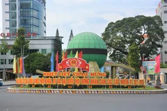 Khẩu hiệu chào mừng Ngày bầu cử ở thành phố Sóc Trăng. (Nguồn: soctrang.gov.vn)