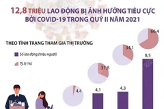 12,8 triệu lao động bị ảnh hưởng tiêu cực do COVID-19 trong quý 2