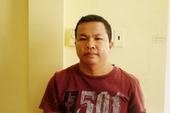 Bị can Nguyễn Duy Khánh tại cơ quan điều tra. (Ảnh: TTXVN phát)